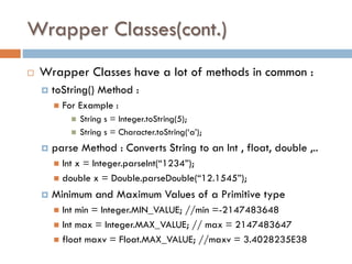 Built in classes in java | PDF