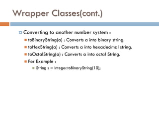 Built in classes in java | PDF