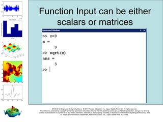 Built-in Functions presentation in MATLAB .ppt