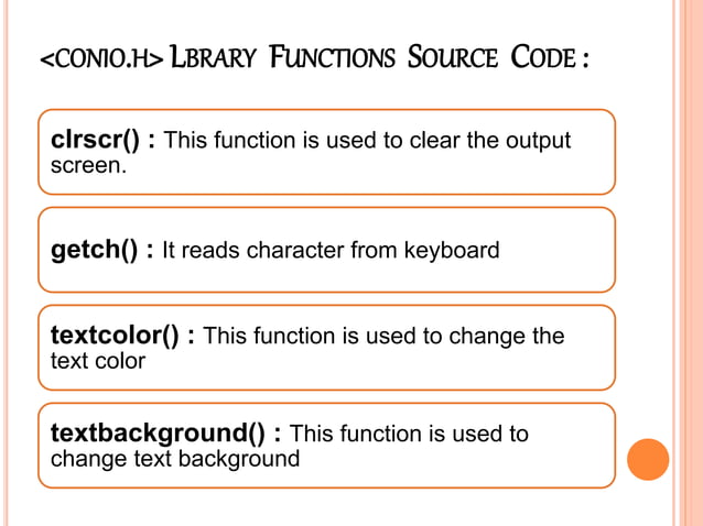 Built in function | PPTX | Programming Languages | Computing