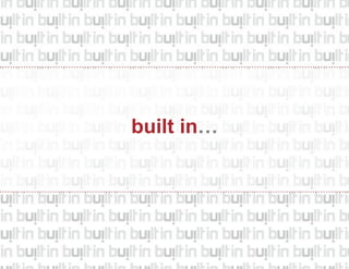 built in…

 