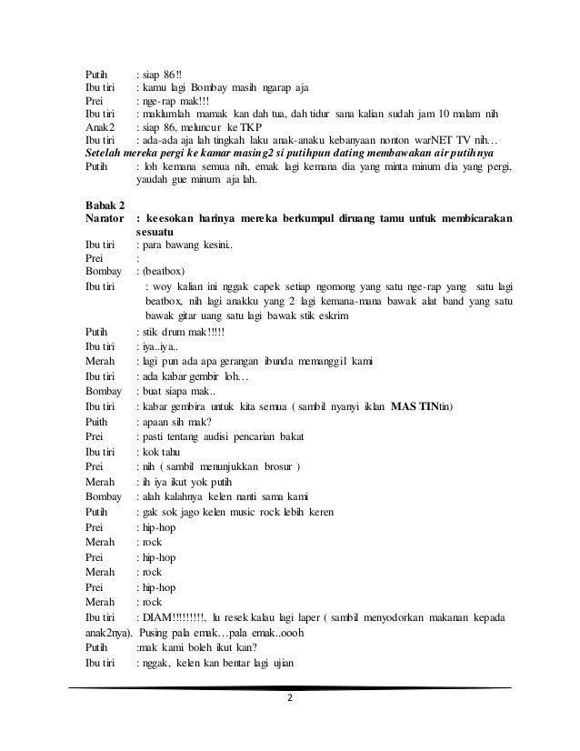 Naskah Drama Bukan Bawang Biasa (BBB)