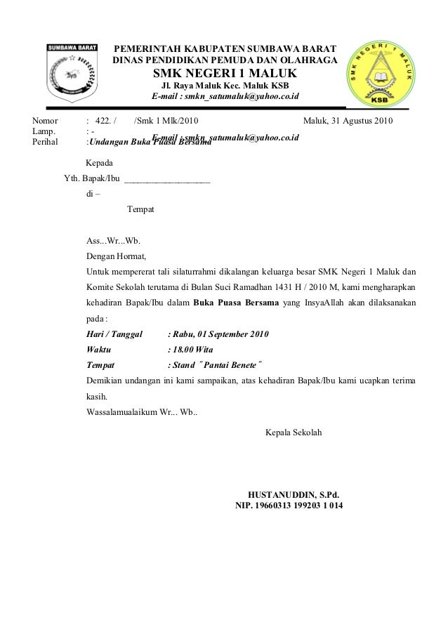 570 Contoh Undangan Bukber Alumni Smp Terbaru