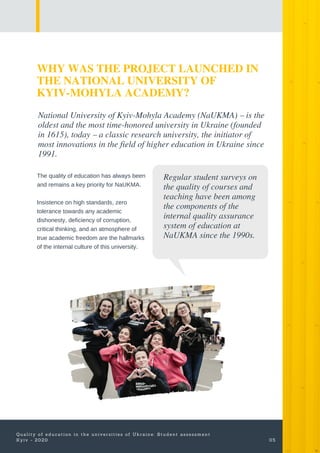 National University of Kyiv-Mohyla Academy (NaUKMA) – is the
oldest and the most time-honored university in Ukraine (found...