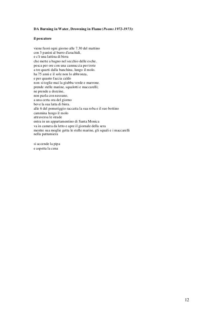 Bukowski Poesie Scelte