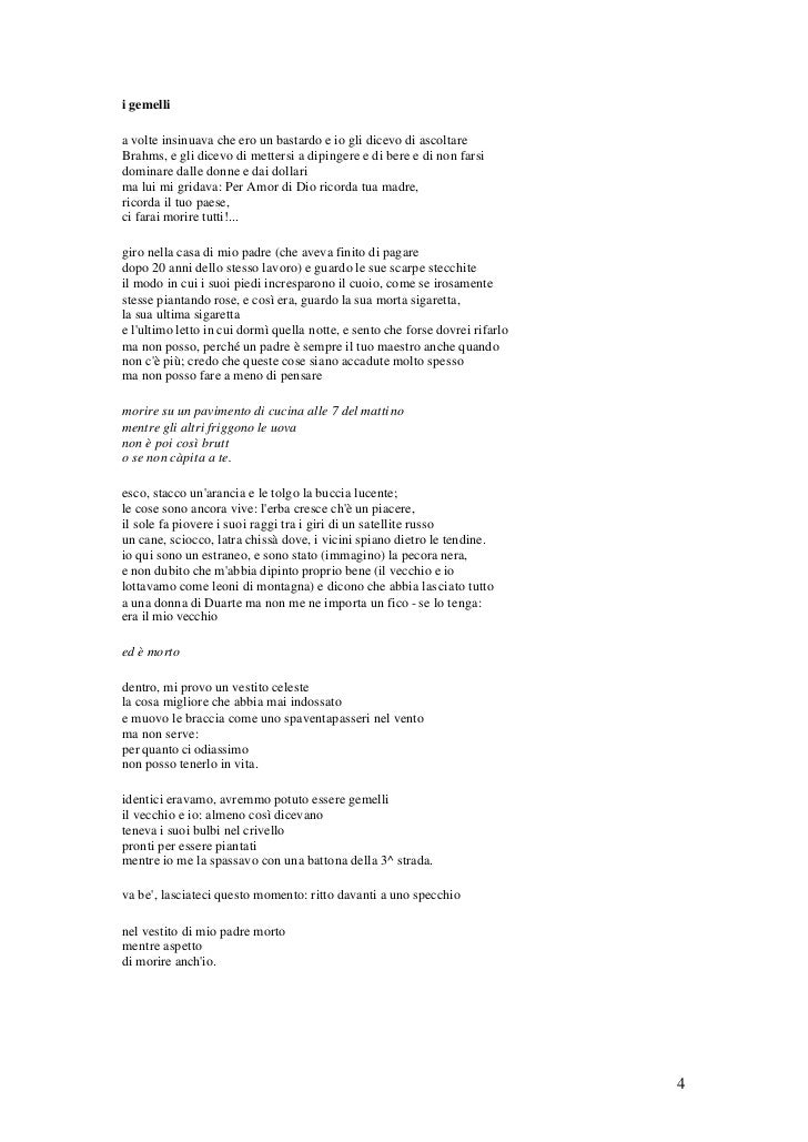 Bukowski Poesie Scelte