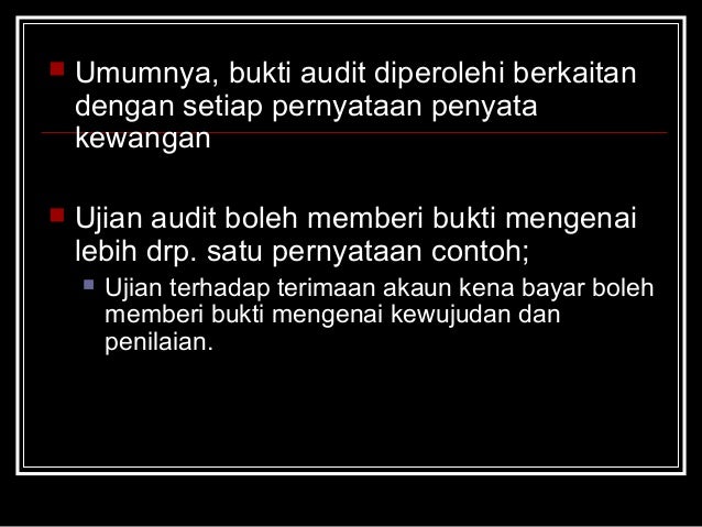 Bukti Audit