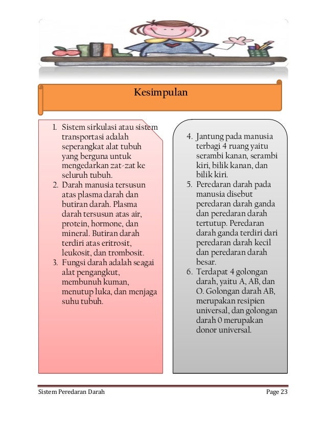 Sistem Peredaran Darah Pada Manusia Dan Hewan