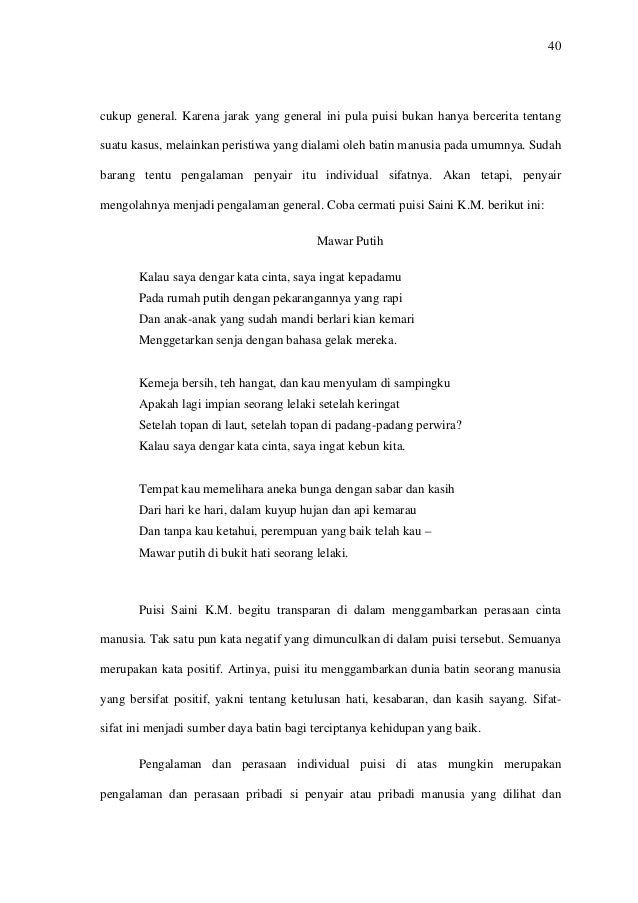 Buku ajar puisi