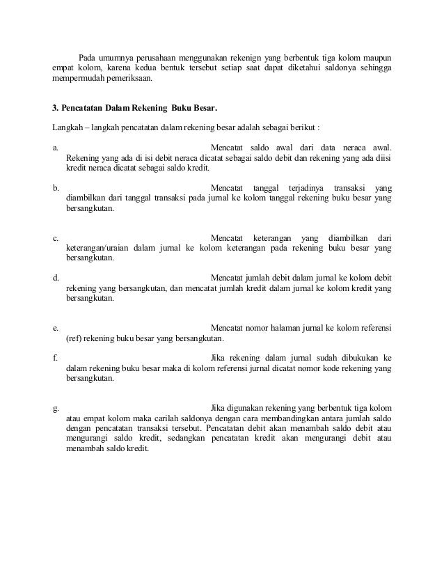Buku Besar Dan Neraca Saldo