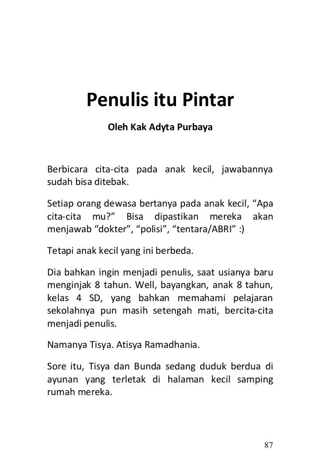 Cerpen Anak Sd Tentang Persahabatan Gambaran