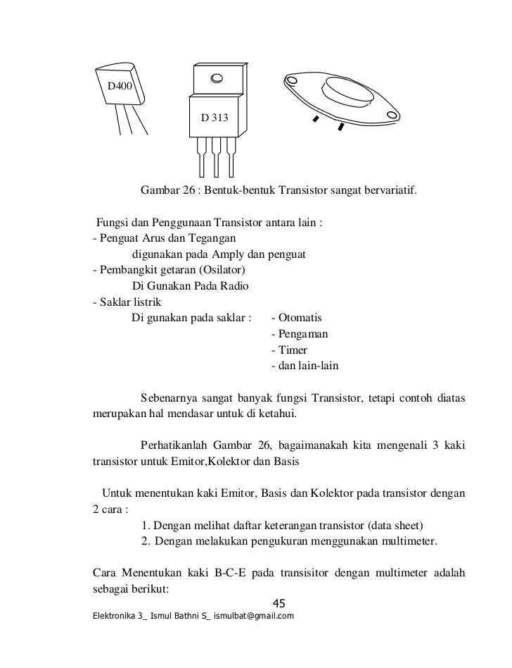 Buku Persamaan Ic Dan Transistor Amplifier