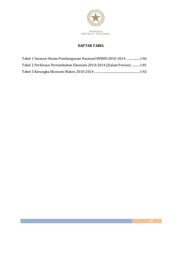 Buku I Rpjmn Tahun 20102014
