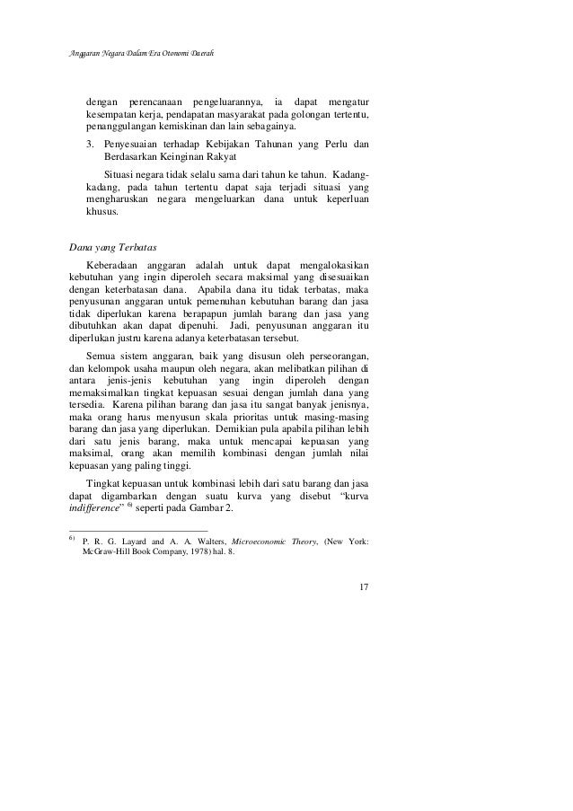 Anggaran Negara dalam Era Otonomi Daerah