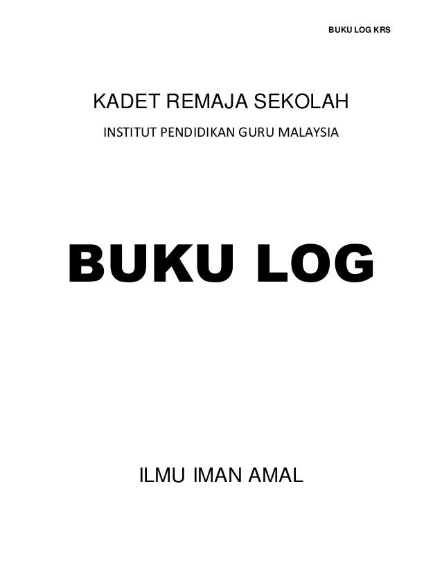Buku Log Krs