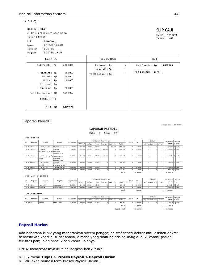 Manual Book Software Klinik & Apotek: Medical Information 