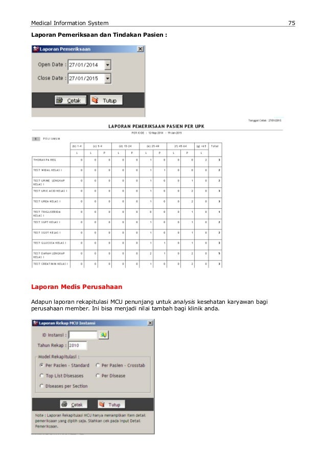 Manual Book Software Klinik & Apotek: Medical Information 