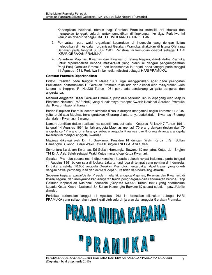 Buku Materi Pramuka Penegak Berdiri