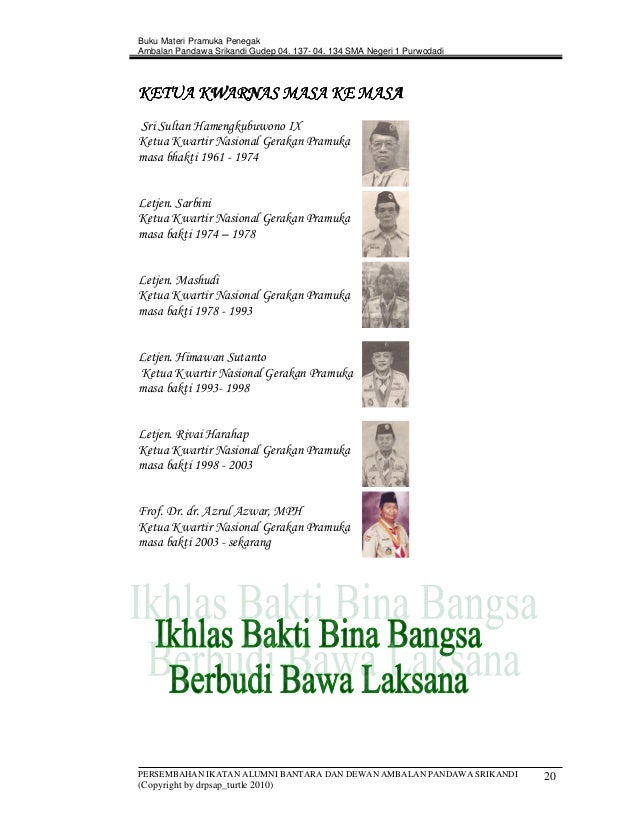 Buku Materi Pramuka Penegak Berdiri