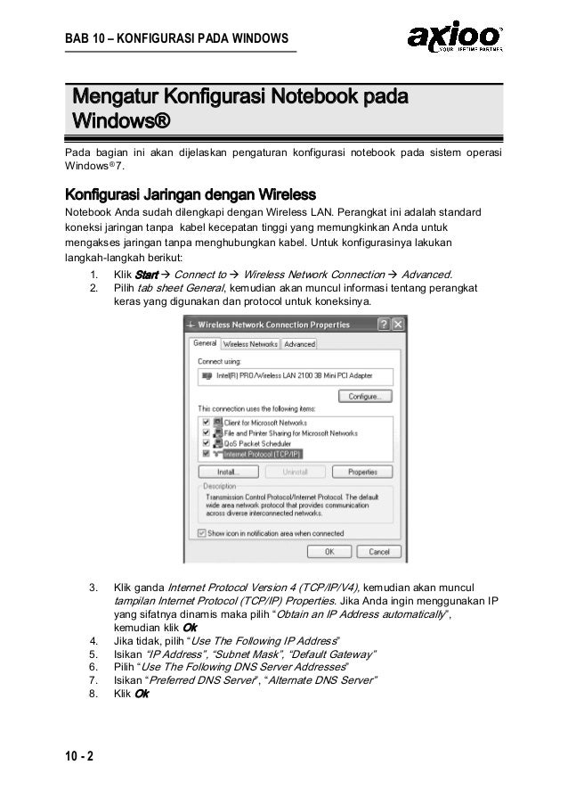 Wifi axioo plg id 2791 programs and features