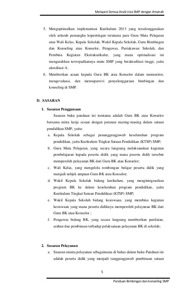 Buku Panduan Bk Dirjen Dikdas