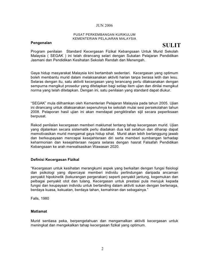 Buku Panduan Segak 2009