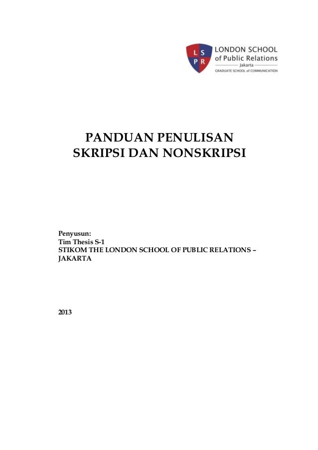 Buku Panduan Skripsi Lspr Pejuang Skripsi