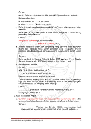 Buku Panduan Karya Tulis Ilmiah Berbasis Studi Kasus 2018