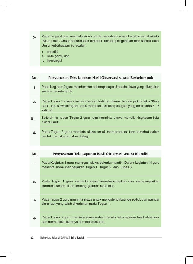 Laporan Hasil Observasi Sekolah Smp - Obtenez Livre