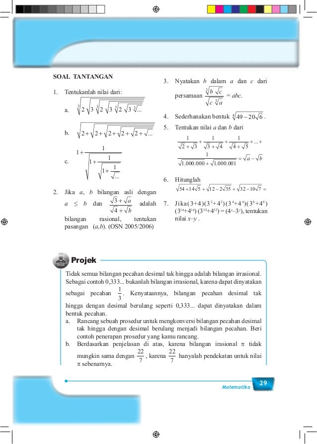Latihan Soal Matematika Smk Kelas 10 Semester 1