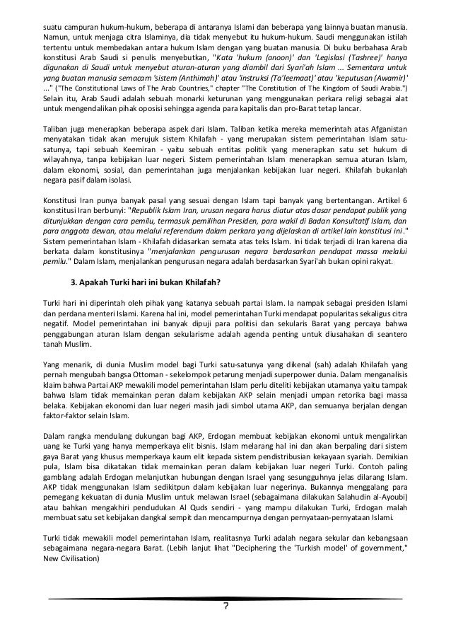 Buku 100 Pertanyaan Top Seputar Khilafah