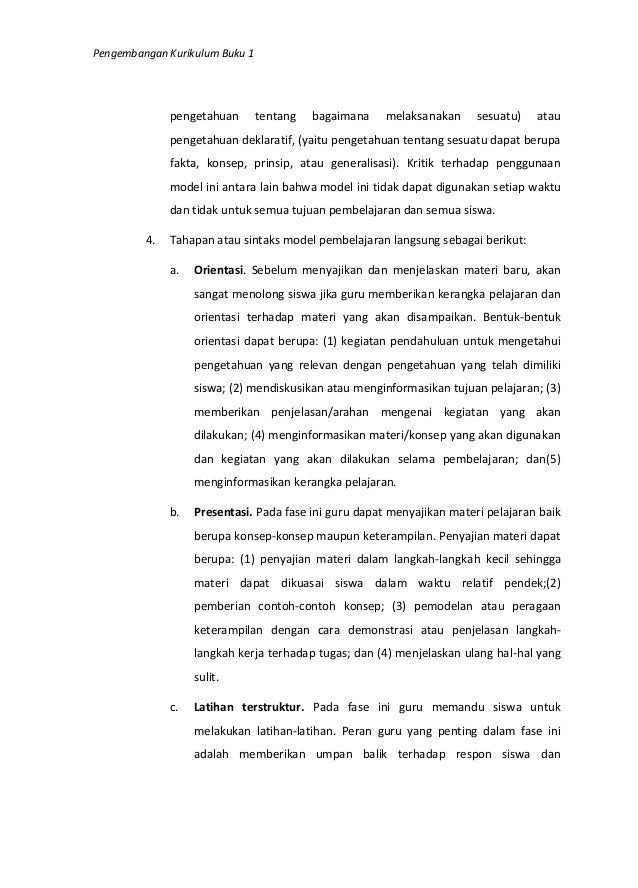 Buku 1 Makalah Pengembangan Kurikulum