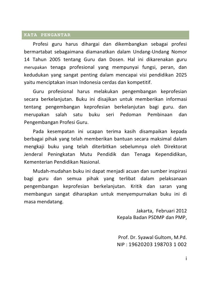 Buku 1 Pedoman Pengelolaan Pengembangan Keprofesian 