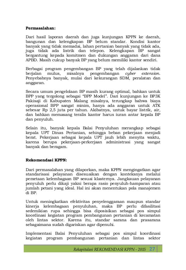 Contoh Laporan Biaya Operasional Penyuluh Pertanian ...