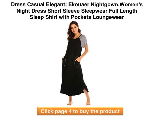 women's full length night dress