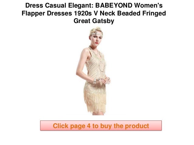 babeyond women's flapper dresses 1920s v neck beaded fringed great gatsby dress