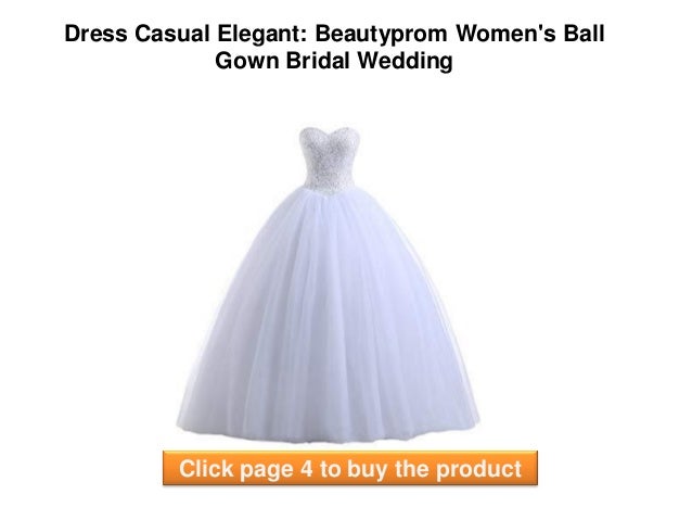 casual ball gown