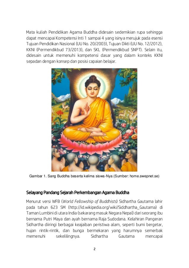 Buku Ajar Mata Kuliah Wajib Umum Pendidikan Agama Buddha Perguruan Ti