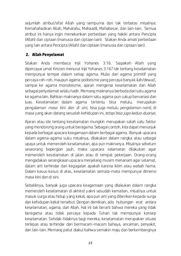 Contoh Makalah Tentang Sifat Sifat Allah