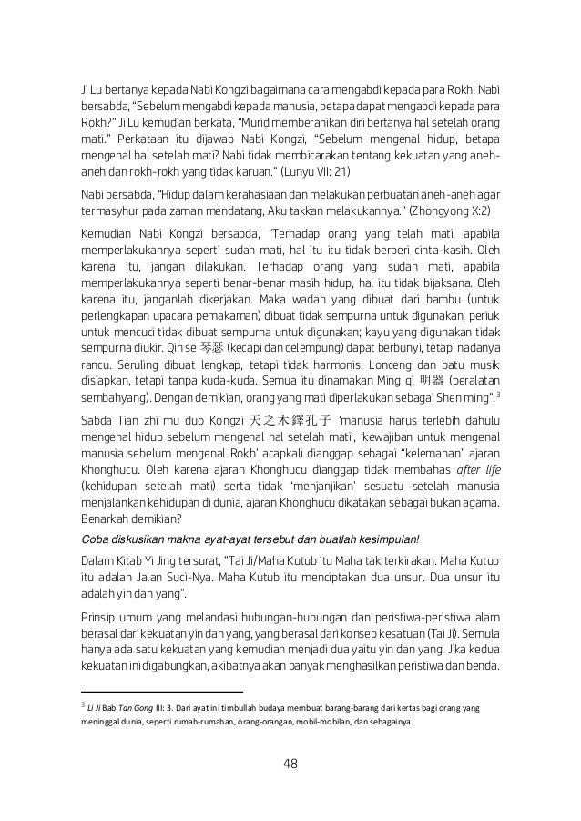 Buku Ajar Mata Kuliah Wajib Umum Pendidikan Khong Hu Cu Perguruan Tin