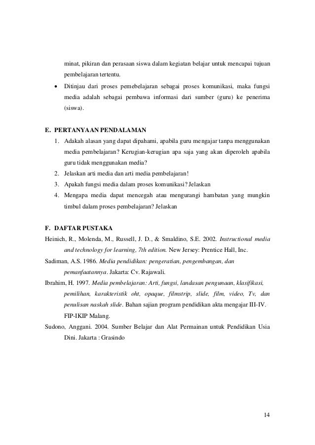 Buku Ajar Media Pembelajaran