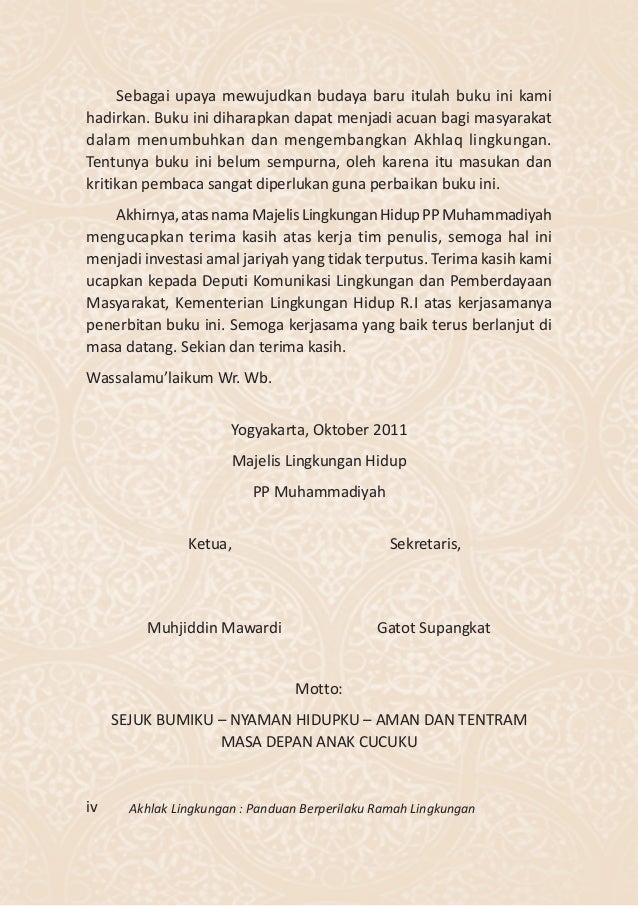 Buku akhlaq lingkungan Buku akhlaq lingkungan