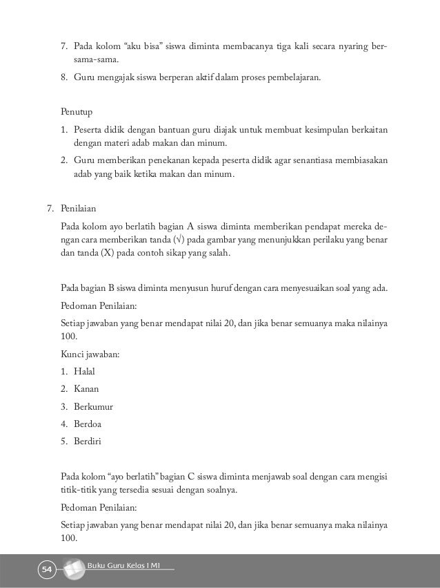 Buku Akidah Akhlak Kelas 1