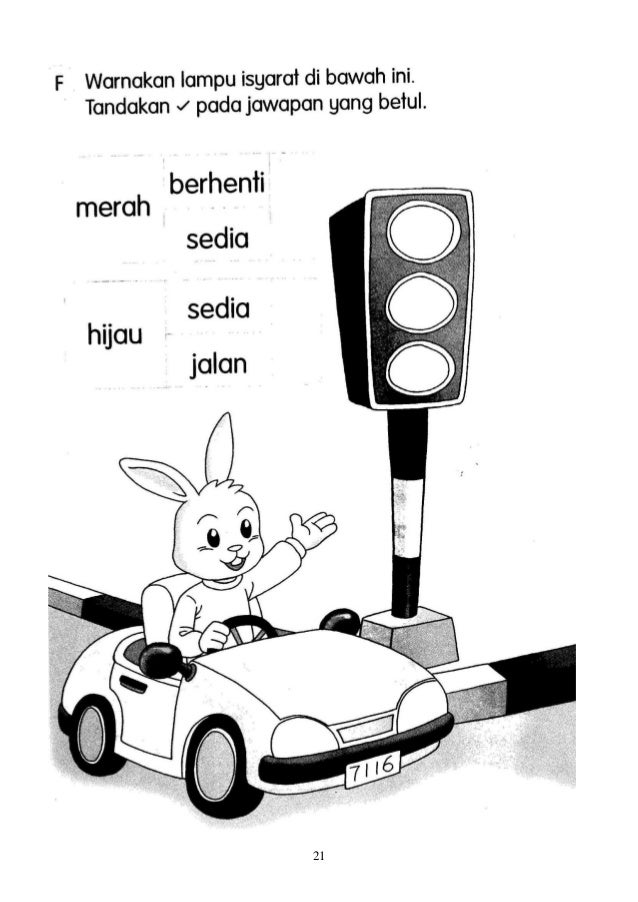 Gambar Mewarnai Lampu Jalan - Gambar Mewarnai Terbaik