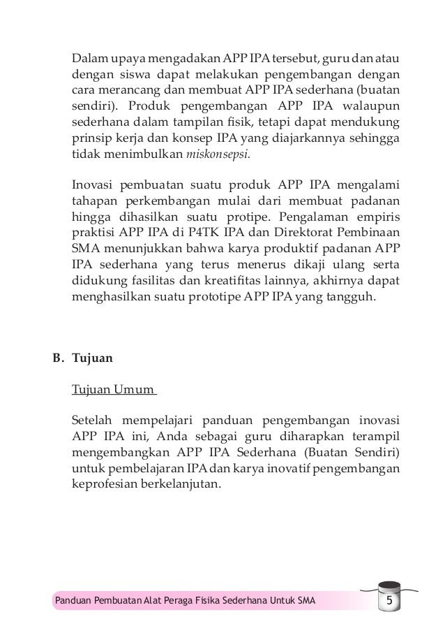 Contoh Karya Inovatif Guru Fisika Sma Contoh Kono
