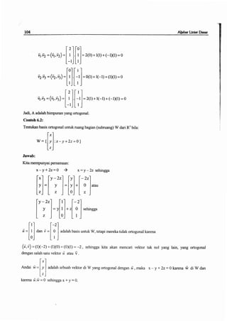 Buku aljabar linear dasar