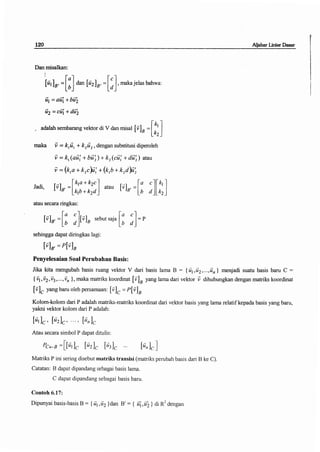 Buku aljabar linear dasar