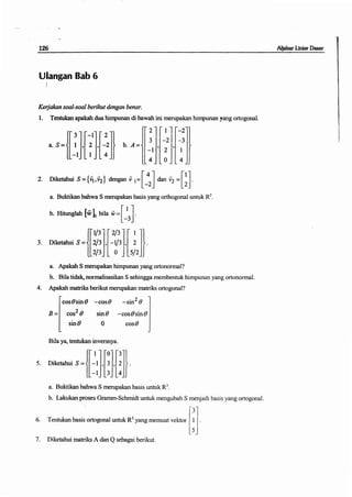 Buku aljabar linear dasar
