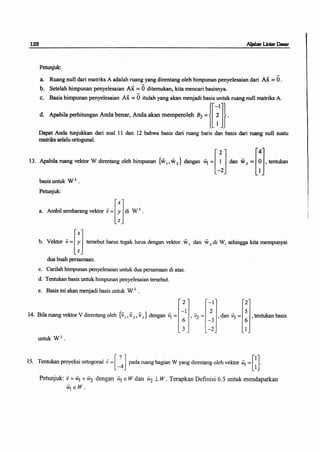 Buku aljabar linear dasar