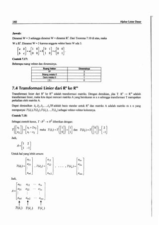 Buku aljabar linear dasar